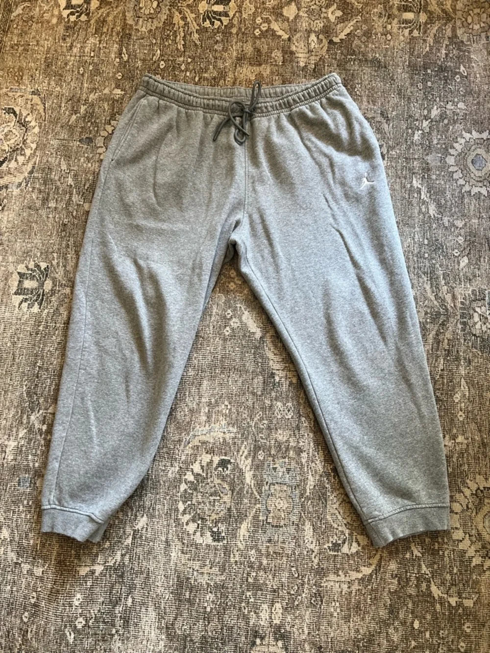 AIR JORDAN MENS FLEECE PANTS CARBON HEATHER 2XL